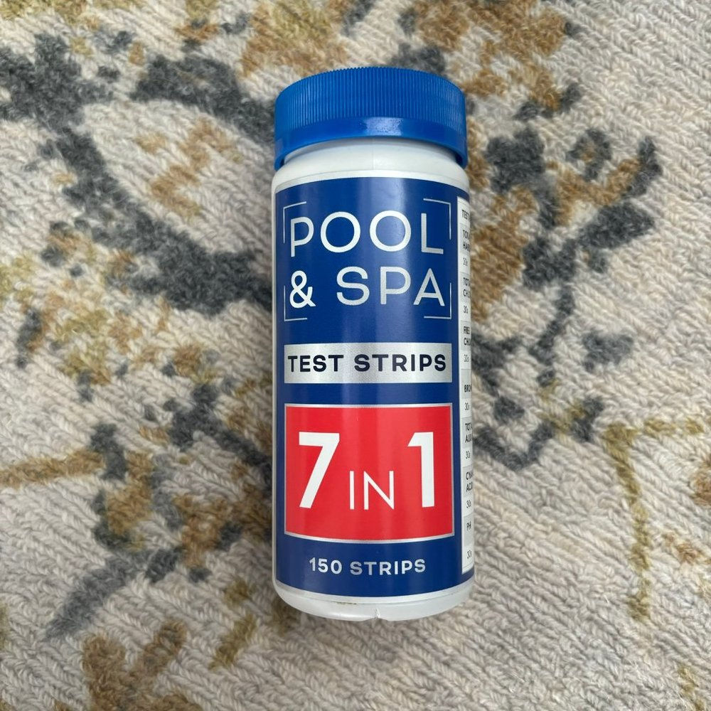 7 in 1 Quick Super Accurate Swimming Pool Test Kit - Hot Tub Test Strips